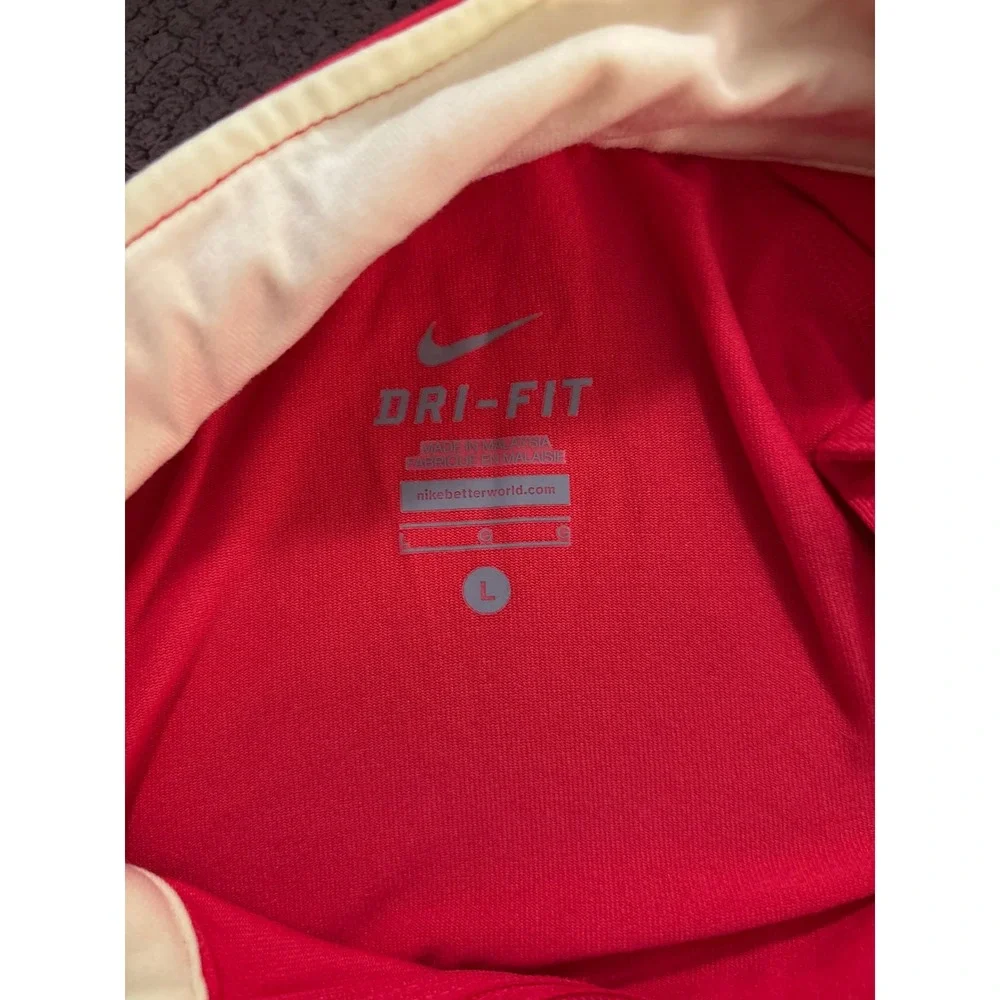 Nike activewear long sleeve large neon‎ pink yellow
